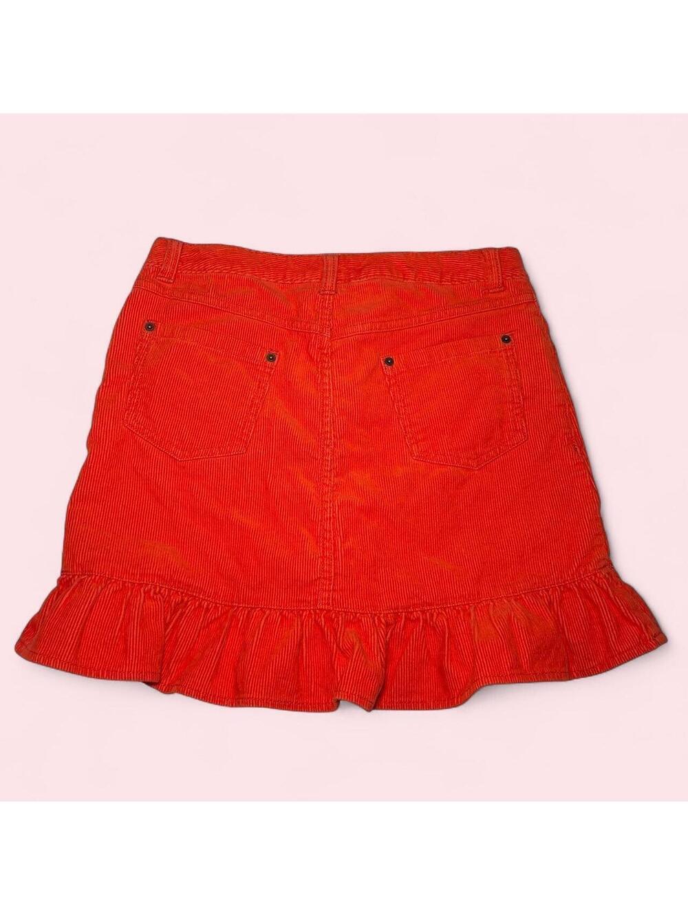 Land's End Y2K Orange Children's Skirt Size 12 - Picture 3 of 3